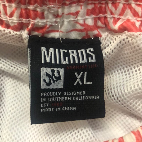 NWOT Micros Swim Trunks Sz XL - Picture 5 of 6